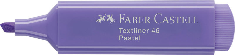 Faber-Castell 46 Pastell Textmarker Flieder – Keilspitze, 1–5 mm, nachfüllbar