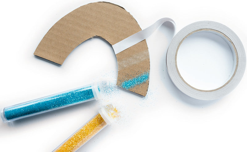 Folia Bastelset Glitter- und Pailletten Rainbow – 10×14 g