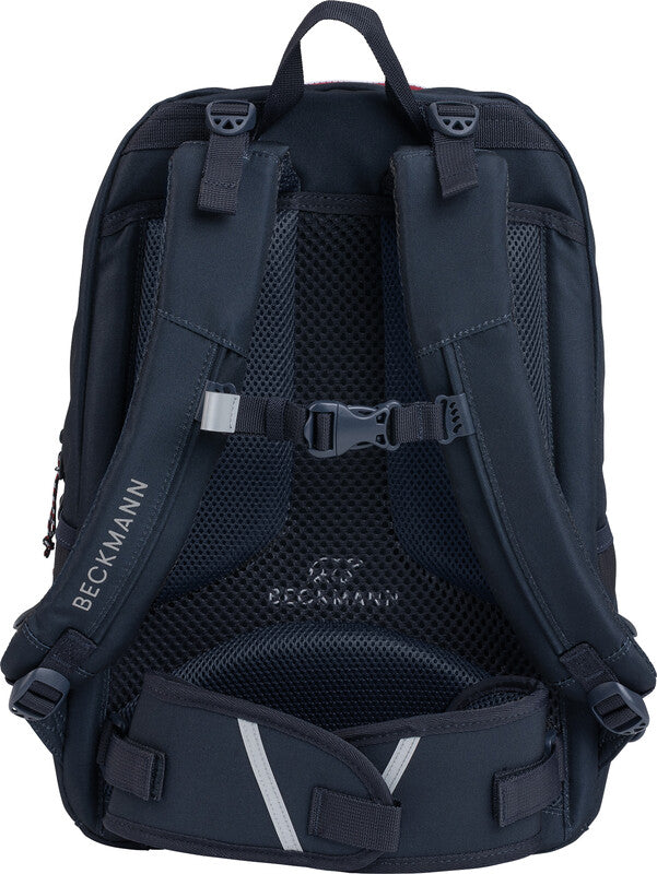 Beckmann Junior Sport Rucksack – Navy White – 31.0×45.0×22.0 cm – 30 l – recycelte Materialien