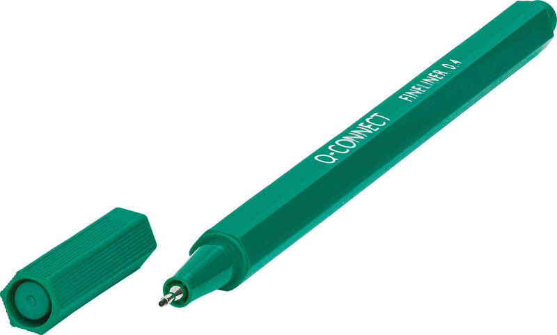 Q-connect Fineliner – 8er-Set, 0,4 mm – 8 Farben, sortiert