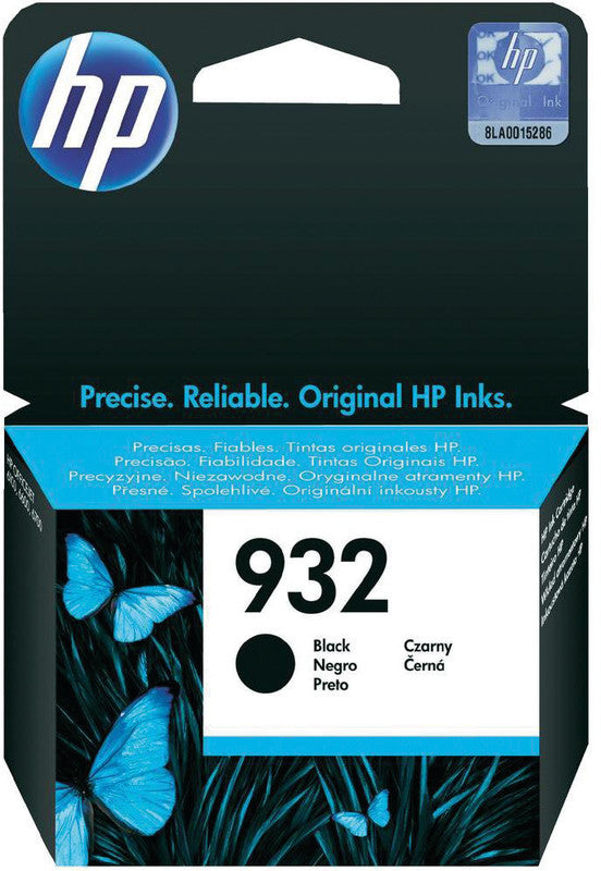 HP Tintenpatrone 932, Schwarz, 400 Seiten – für Inkjetdrucker/Multifunktionsgeräte