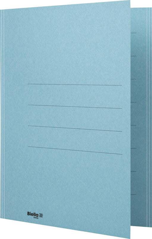 Biella Sammelmappe für A4, Karton, Blau