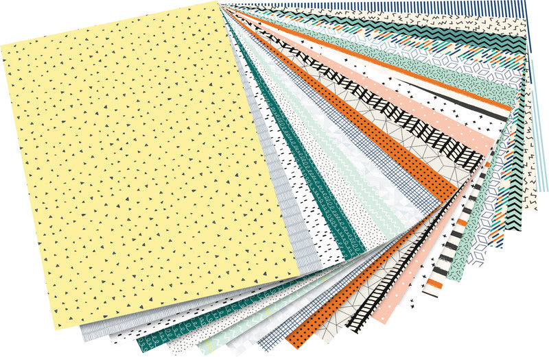 Folia Motivkartonblock – 240 × 340 mm – 270 g/m² – sortiert – 20 Blatt