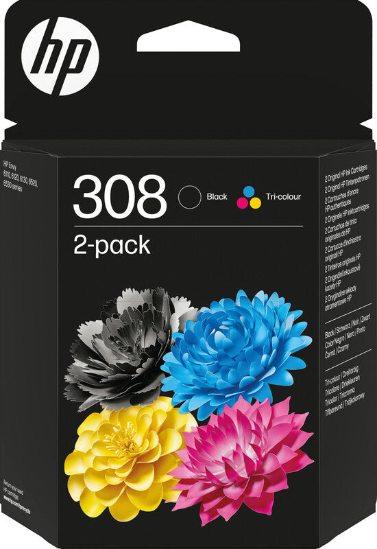 HP Tintenpatronen-Multipack 308, 2er-Pack