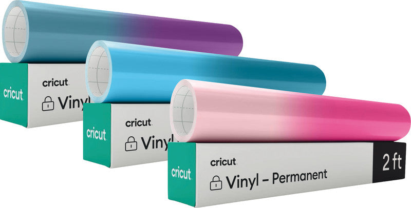 Cricut Selbstklebende Vinylfolie, glänzend – hellrosa/magenta – 30 × 60 cm – für Cricut Schneideplotter