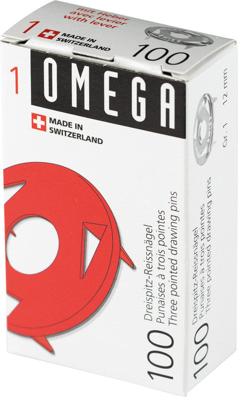 Omega Reissnägel – Ø 12 mm, 100 Stück – Metall