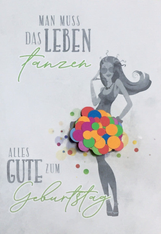 Kurt eulzer Grusskarte Geburtstag – A6 (105 × 148 mm) – Text DE, Karton