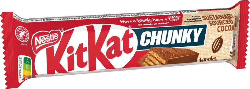 Nestle Kitkat Chunky Schokoladenriegel – Milch, 40 g