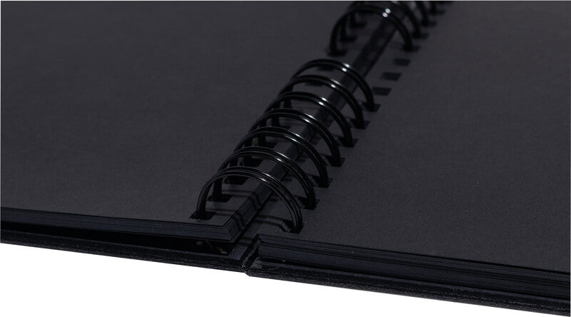 Exacompta Fotoalbum – schwarz, Spiralbindung, Karton, 320 × 220 mm