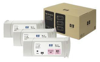 HP Tintenpatronen-Multipack 81, Magenta, 3er-Pack
