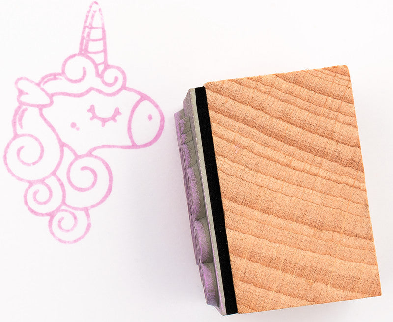 Folia Motivstempel-Set – Einhorn, 12 Teile, Kissen sortiert
