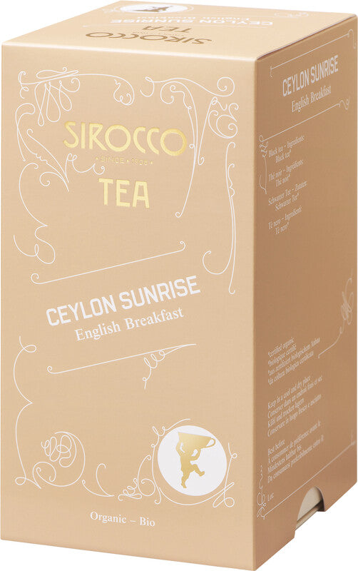 Sirocco Ceylon Sunrise – Teebeutel, Bio-Schwarztee – 20 Beutel