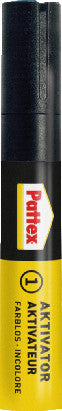 Pattex Sekundenkleber – Tube, Aktivator-Stift, permanent, transparent, schnelltrocknend, 3 g