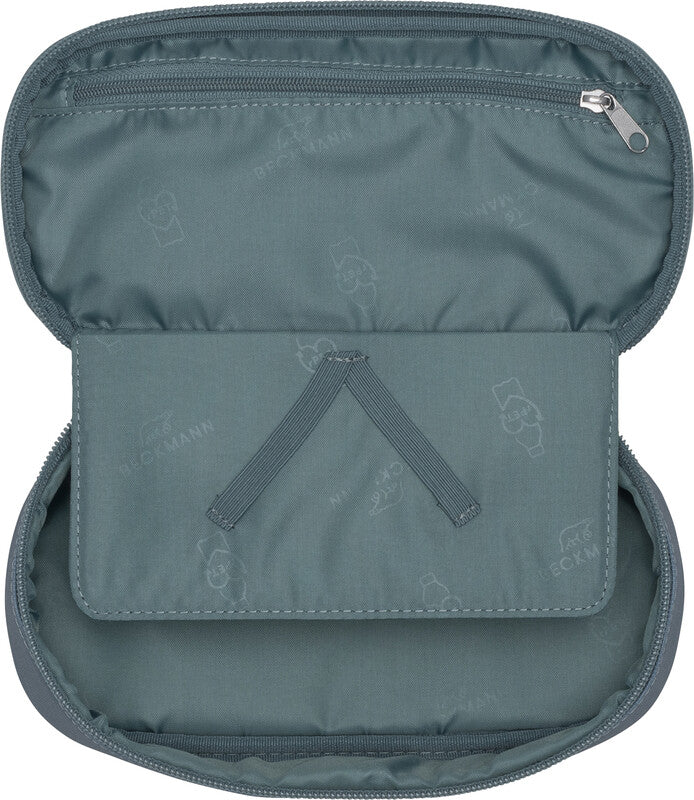 Beckmann Sport Jr. Schlamperetui, leer – Sea Green – Kunststoff – 22 × 11 × 5 cm