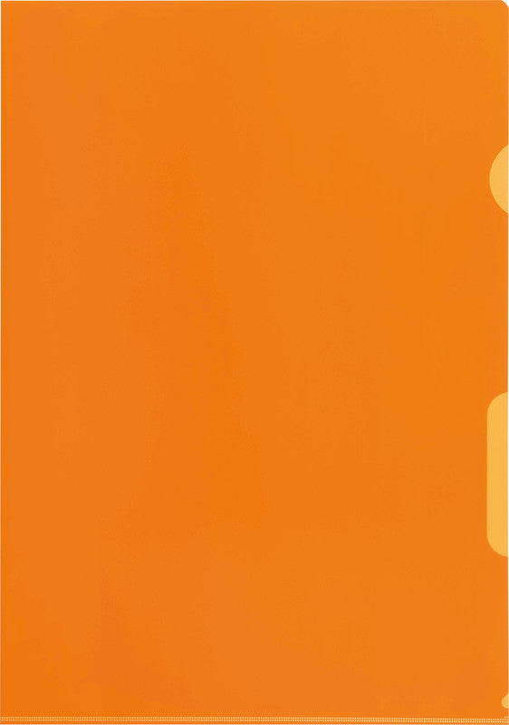 Kolma Sichtmappe A4 – carrot, Kunststoff, matt, 120 µm, 10er-Pack