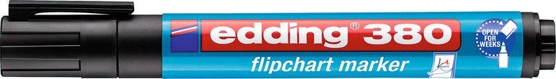 Edding Flipchart-Marker 380 – Rundspitze 1-5 mm – Schwarz