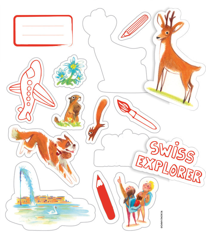 Caran d-Ache Caran d'Ache – Bastelset Swisscolor – 12 Farbstifte – 200 × 145 × 52 mm
