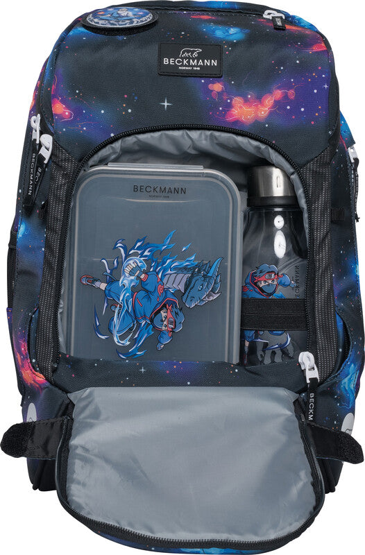 Beckmann Schulrucksack Active Air Flx – Ninja Elements – 26,0 × 39,0 × 22,0 cm – Recycelte Materialien