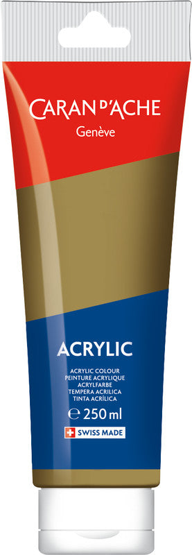 Caran d-Ache Caran d'Ache – Acrylfarbe – Gold, 250 ml