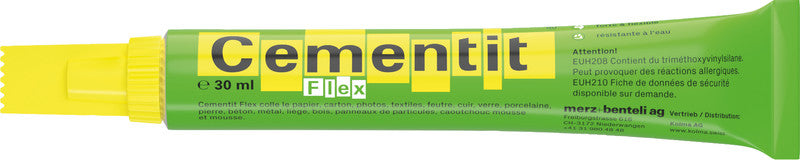Cementit Flex Alleskleber – permanent, transparent, lösemittelfrei, wasserfest, 30 ml