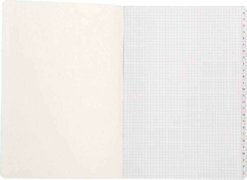 Clairefontaine Notizheft, 110 × 170 mm, 5 mm kariert, Klammerheftung, 192 Seiten, 90 g/m² – sortiert