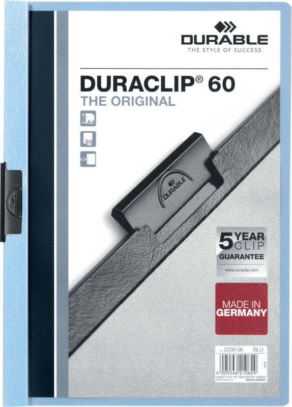 Durable Konferenzmappe – A4, Kunststoff, Hellblau