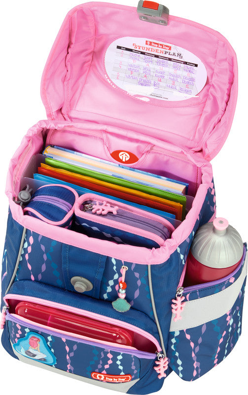 Step by Step Schulrucksack-Set 2in1 Plus – 6-teilig – Mermaid Bella – Recycelte Materialien