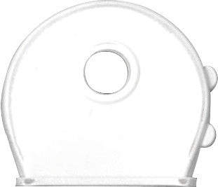 Rieffel Schlüsselkappe – Weiss, Kunststoff, Ø 25 mm, 1 Stk.