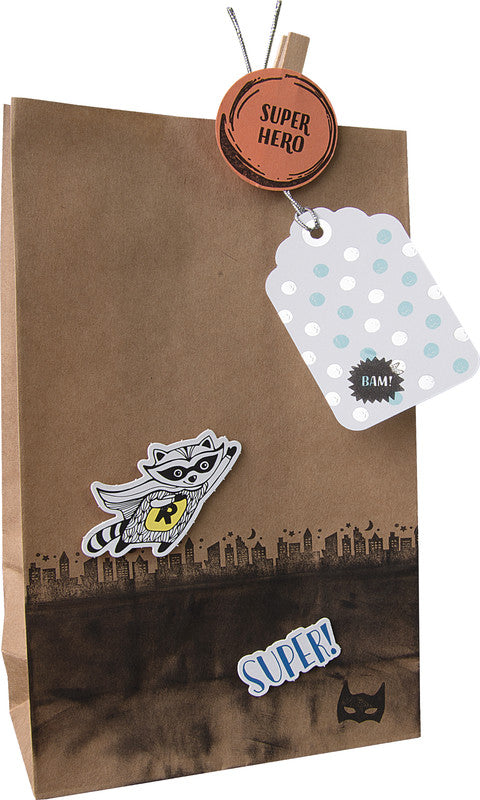 Folia Motivstempel – Superhelden, Kissen sortiert