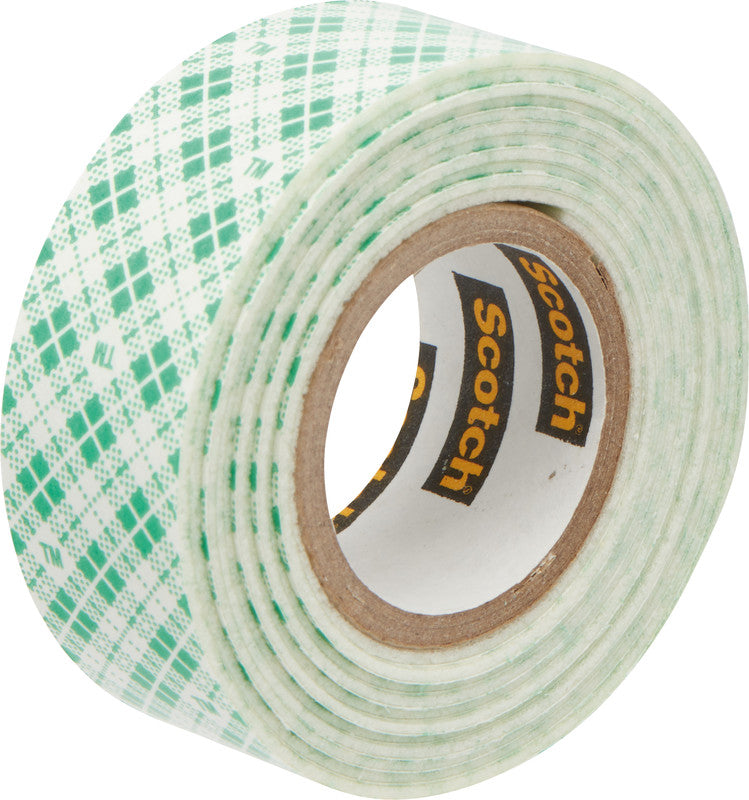 Scotch Montageband, stark, für den Innenbereich, für glatte Oberflächen – 19 mm × 1,5 m, weiss, bis 1 kg/22 cm