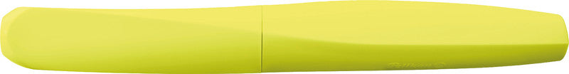Pelikan Twist – Federspitze M – für Rechts- & Linkshänder – Neongelb, Blau – Patronen