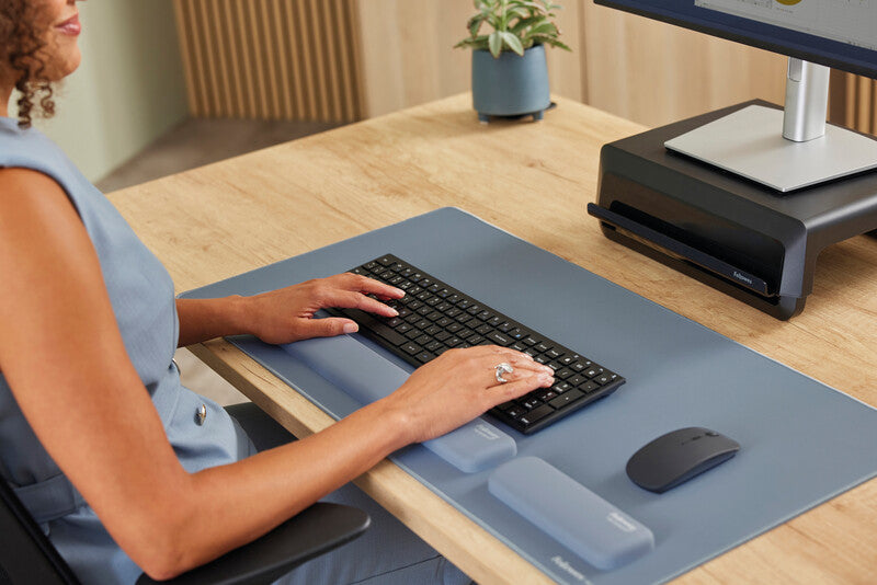 Fellowes Maus-Handgelenkauflage – Breyta kompakt – für Maus – HEX-Cushion, antimikrobiell – 180×60×17,5 mm