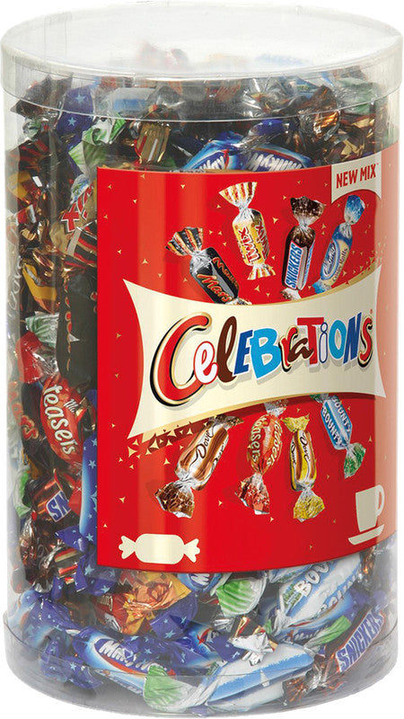 Celebrations Schokoladensnack – Sortiert, Dose, 1,435 kg