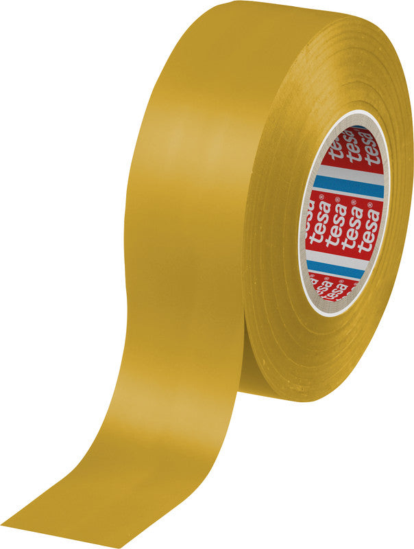 tesa Vinylband tesaflex – 19 mm × 33 m, gelb