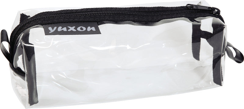 Yuxon Maxi Schlamperetui, leer – transparent – Lastwagenblache – 20 × 7,5 × 6,5 cm