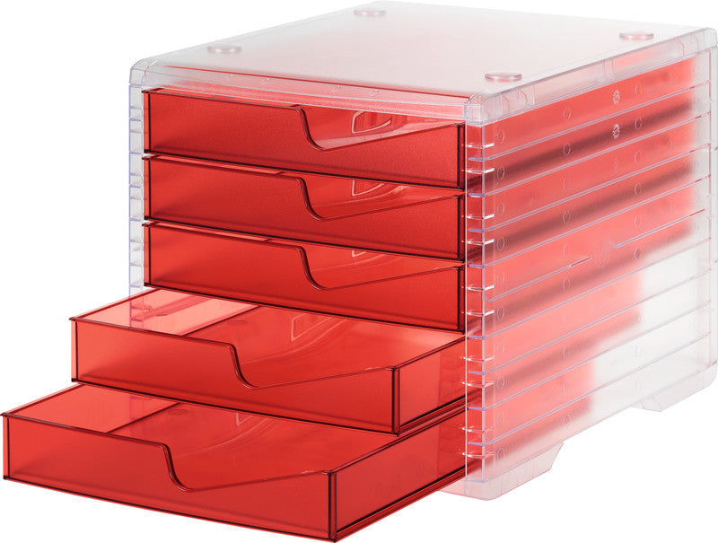 Styro Swingbox Schubladenelement Light – für Format C4 – 270 × 255 mm