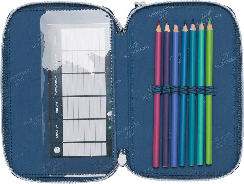 Beckmann Classic Etui Triple, gefüllt – Space Mission – Kunststoff – 13,0 × 20,5 × 7,0 cm