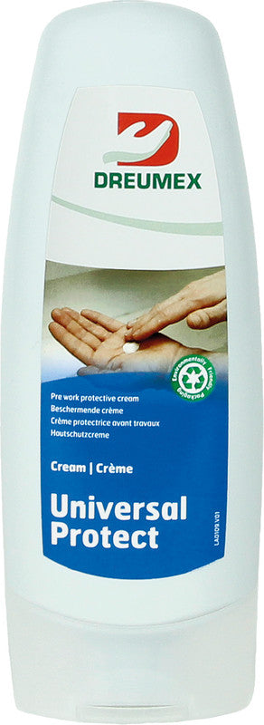 Dreumex Handschutzcreme – weiss, 250 ml, silikonfrei, parfümfrei, farbstofffrei