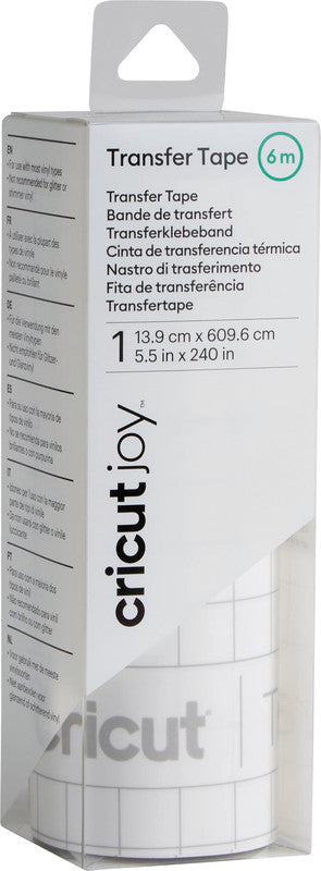 Cricut Transferfolie – Weiss – 13,9 × 609,6 cm – für Cricut Joy