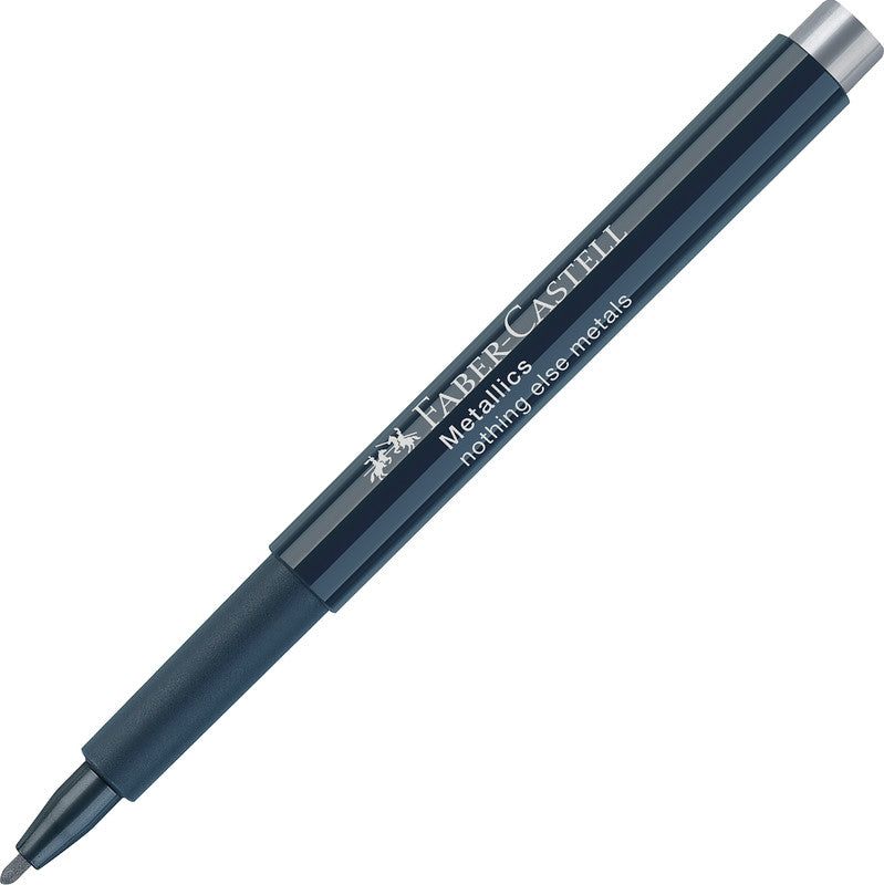 Faber-Castell Non-Permanent-Marker – Metallische Rundspitze 1,5 mm – trocken abwischbar