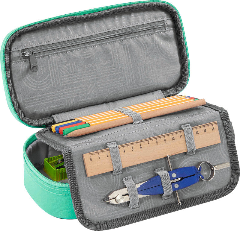 Coocazoo Etui, leer – All Mint – Kunststoff – 24,0 × 6,0 × 11,0 cm