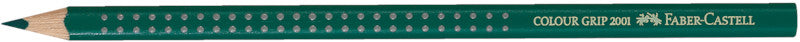 Faber-Castell Aquarellfarbstift Colour Grip 2001 – tiefes Kobaltblaugrün, Ø 3 mm, dreikantig, FSC