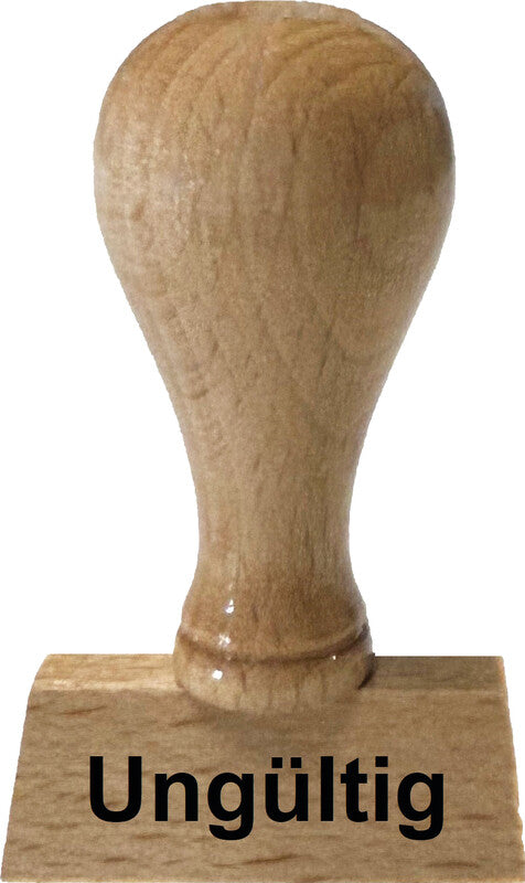 Glatz Motivstempel – Motiv: Wortstempel, Holz (Buche), 34 × 6 mm