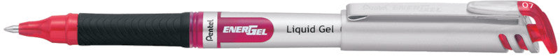Pentel EnerGel Fine Gelschreiber – rot, 0,7 mm, schnelltrocknend, Kappe