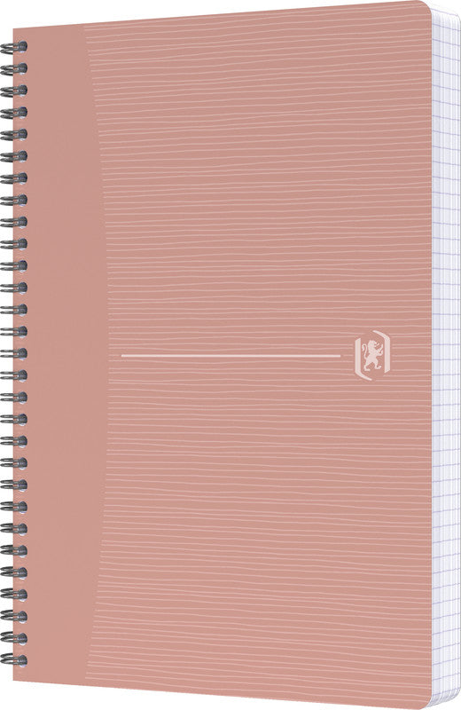Oxford Collegeblock A5, liniert, Spiralbindung, 90 Blatt, 90 g/m² – sortiert, für SCRIBZEE App