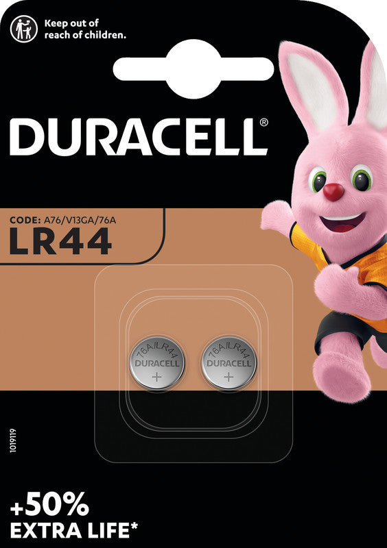 Duracell LR44 Batterie 1,5 V 105 mAh 0,16 Wh Alkaline
