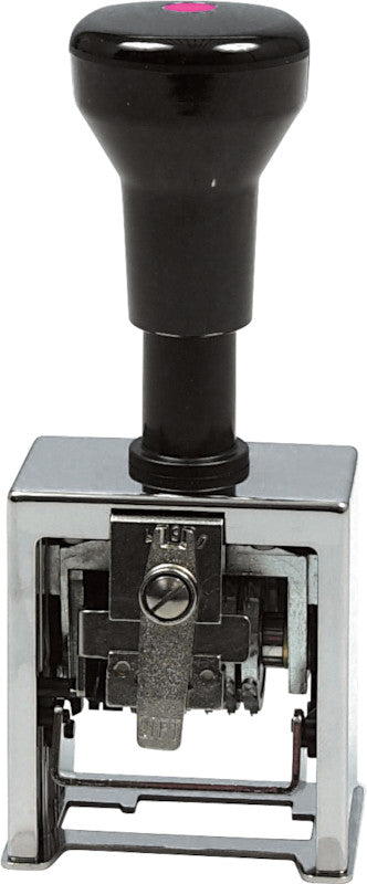 Reiner Motivstempel B 2 Block Gothic – Motiv: Zahlen, selbstfärbend, Metall, 22 × 3,5 mm