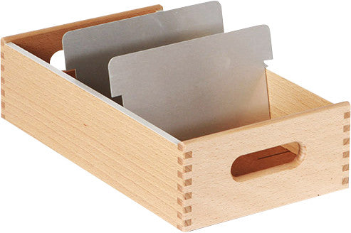 Flück Karteikasten A6 quer, braun, Buche – 1 Stück