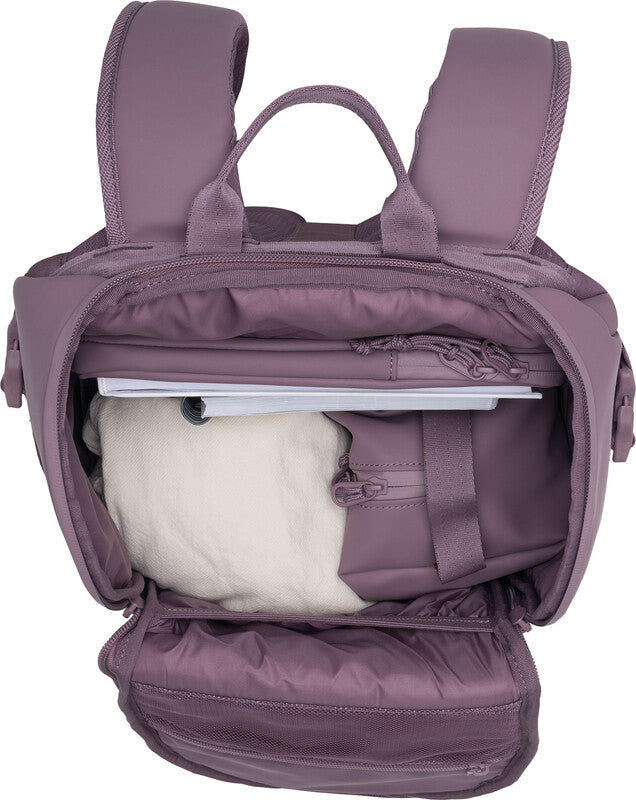 Beckmann Street Go – Notebook-Rucksack – für 16"-Notebook, 26 l, rPET, violett, USB-Anschluss