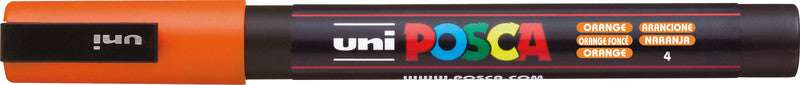 Uni-Ball Kreidemarker – Rund, 0,9–1,3 mm – Orange